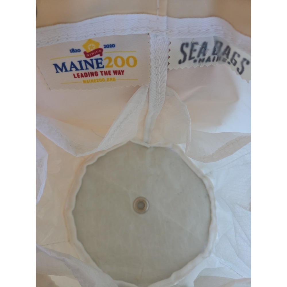 Sea Bags of Maine Beverage Tote Bag Bicentennial Recycled Sails - Picture 4 of 10